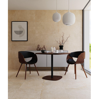 ÉCHANTILLON Terravito Comare Carrelage mural et de sol céramique - 60x60cm - 9mm - Cookie