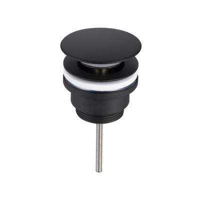 Fortifura Calvi Afvoerplug - klikwaste - mat zwart SHOWROOMMODEL