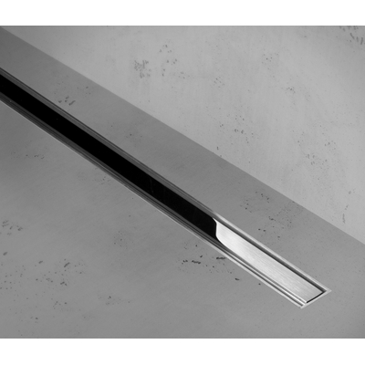 Easy Drain Xs caniveau de douche taf 90cm avec grille z1 garde d'eau 50mm inox brossé