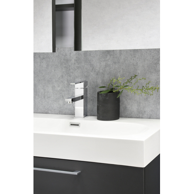 Differnz Somero Ensemble salle de bains 60x54x38cm avec armoire toilette FSC Anthracite