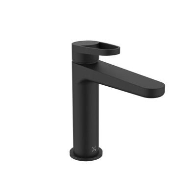 Crosswater Lazo wastafelkraan - opbouw - 1-gats - voorsprong 11.8cm - eengreeps - mat zwart