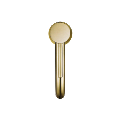 Fortifura Calvi Slim Wastafelkraan - 17.4cm - opbouw - PVD - geborsteld messing (goud)