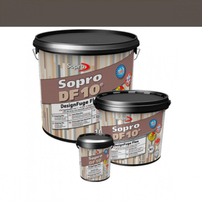 Sopro Vloer- en wandtegel Voegmortel Sopro DF 10 Flexibel ebbenhout nr. 62 5kg Grijs