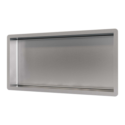 Brauer Brushed Edition Niche encastrable - 60x30cm - inox brossé