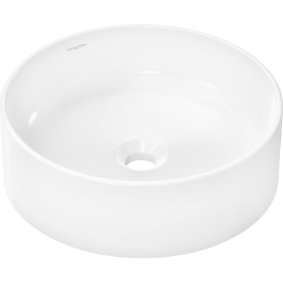 Hansgrohe Xuniva S Waskom - 40x40cm - rond - zonder kraangat - zonder overloop - smartclean - glans wit
