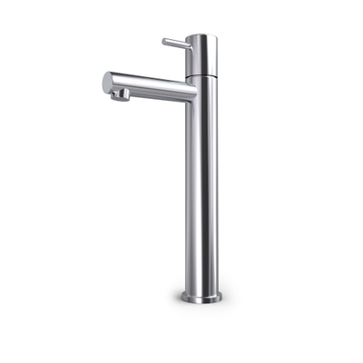 Hotbath Buddy Fonteinkraan - uitloop - 11cm - opbouw - hoog model - hoogglans chroom