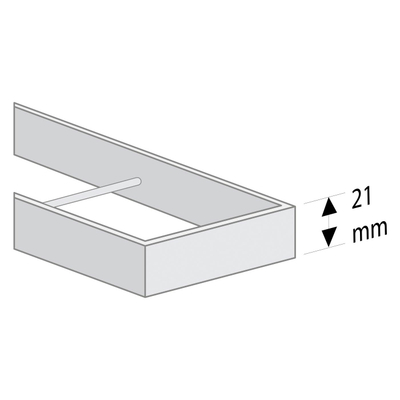 Easy Drain Compact taf verlaagd douchegoot rooster 90cm zero voor tegeldikte 3 13 mm rvs