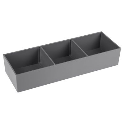 Differnz Organiseur de tiroir 32 x 11 x 6 cm gris