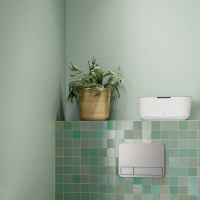 Tiger Tess Boîte de rangement avec couvercle Blanc / Gris clair