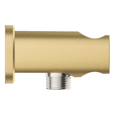 Grohe Rainshower Wandaansluitbocht - 1/2" - met houder - ronde rozet - brushed cool sunrise (goud)