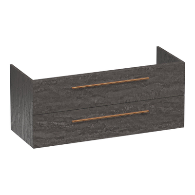 BRAUER Trust wastafelonderkast 120 excl. opbouwgrepen 2 softclose lades en 2 sifon uitsparingen - Damascus