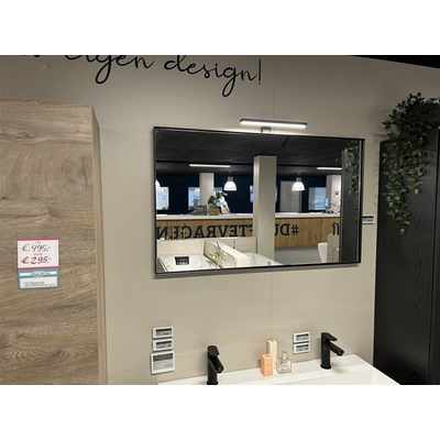 Proline Framed Spiegel 100x4x60cm frame rondom aluminium Spiegel SHOWROOMMODEL