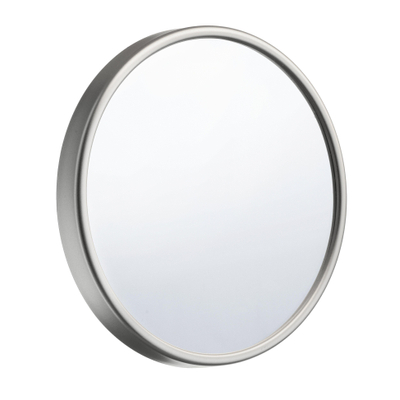 Smedbo Make Up spiegel voorzien van zuignap Zilver ABS Spiegelglas Diameter 130 mm Zilver