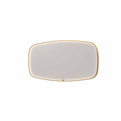INK SP31 spiegel – 160x80 cm – directe LED rondom – spiegelverwarming – Goud geborsteld