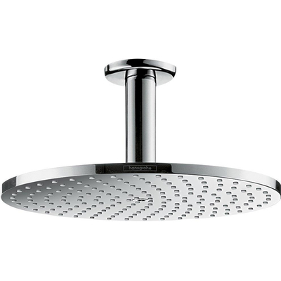 Hansgrohe Raindance select p 1jet powderrain pomme de douche plafond avec raccord chrome