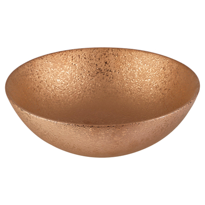Differnz BRIGHT Vasque à poser - 36x14cm - émaillé - cuivre
