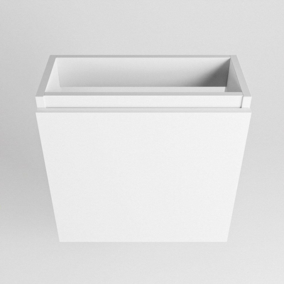 Mondiaz TURE Meuble lave-mains - 50x50x22cm - 1 porte - Talc