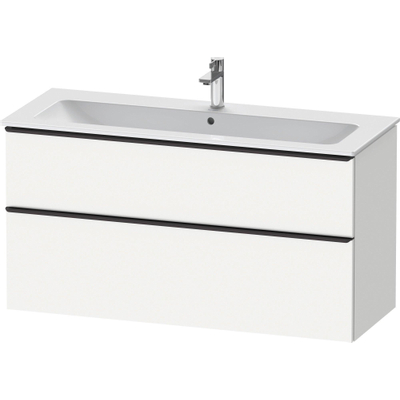 Duravit D-neo Meuble sous vasque 121x46.2x62.5cm 2 tiroirs Blanc mat