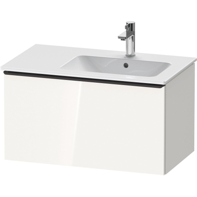 Duravit D-neo Meuble sous vasque 81x46.2x44cm 1 tiroir Blanc haute brillance