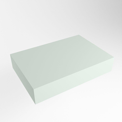 Mondiaz TOP 23 Plan sous vasque - 40x23.5x12cm - compatible comme plan de meuble - solid surface - Greey