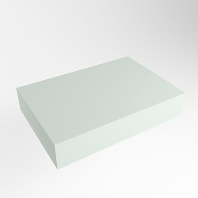 Mondiaz TOP 30 Topblad - 40x30x12cm - geschikt voor afdekplaat - Solid surface - Greey