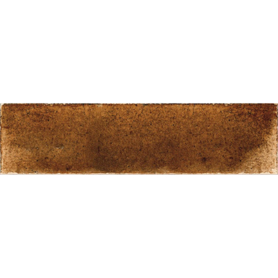 Terravito Giavelo wand- en vloertegel - 6x24.6cm - 8.4mm - Rechthoek - Overig - glans bruin - Caramel