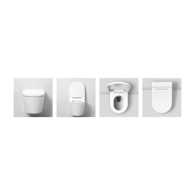Clou Clever douche-wc – verwarmde zitting & föhn – 57 cm – glans wit