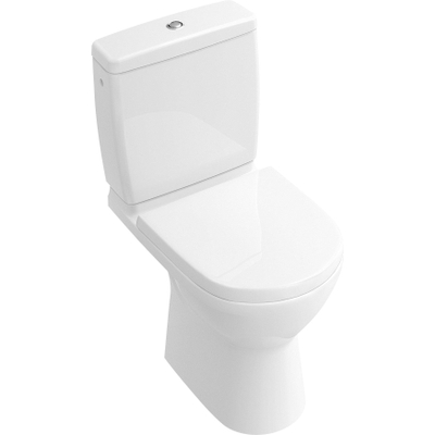 Villeroy & Boch O.novo Compact cuvette WC à poser pour réservoir attenant à chasse profonde DirectFlush 36x61cm - ceramic+ sans réservoir blanc