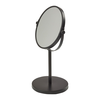 Aquanova Beau make-upspiegel – rond Ø19,5 cm – dubbelzijdig, 3x vergrotend – Zwart