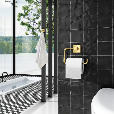 Smedbo House Toiletrolhouder - zonder klep - messing showmodel-OUTLETSTORE