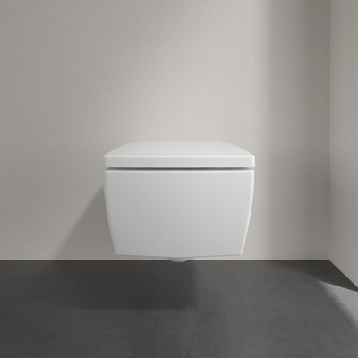 Villeroy & Boch Memento 2.0 WC suspendu à fond creux sans bride 37.5x56cm Stone white