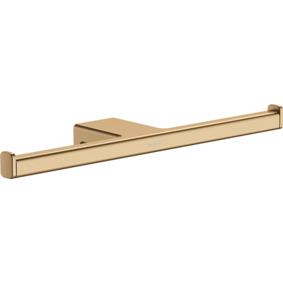 Hansgrohe AddStoris Q closetrolhouder dubbel - geborsteld brons