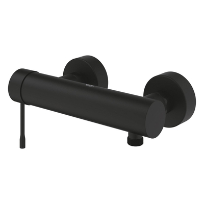 Grohe Essence New Douchekraan - zonder omstel - met koppelingen - HOH 15cm - phantom black (zwart)