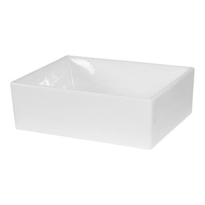 BRAUER Ice vasque - 48 rectangulaire arrondie céramique - blanc brillant