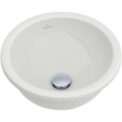 Villeroy & Boch Loop & Friends Onderbouwwastafel - 330 x 330 x 190 mm - Wit Alpin CeramicPlus - zonder overloop