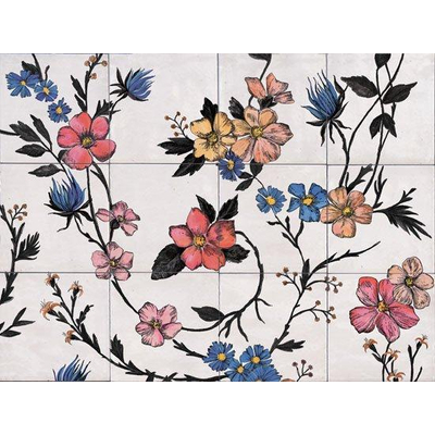 Ceralto Drapé Mural Decor-strip - 45x60cm - 10.0mm - Bianco