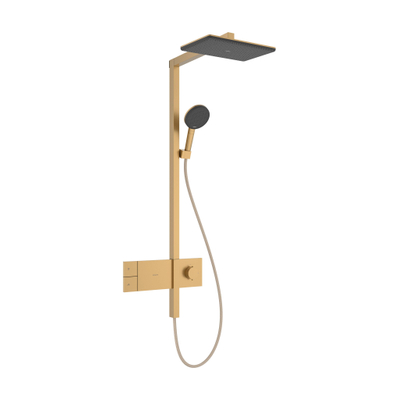 Hansgrohe Raindance alive Showerpipe - 210/340 1jet - ecosmart - thermostatische - thermostaat - geborsteld brons (brons)