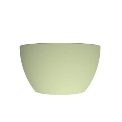 Arqua Olivia Waskom - 22x22cm - rond - opbouw - mat pastel groen