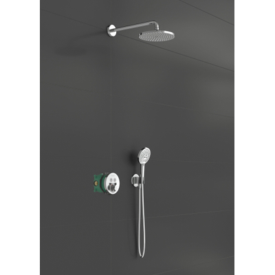 Hansgrohe Raindance s ensemble encastré thermostat et douche de tête 24cm chrome