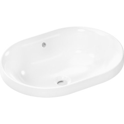 HansGrohe Xuniva U Lavabo à poser 550/400 sans trou pour robinet avec trop-plein, SmartClean