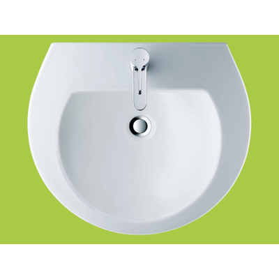 Duravit Darling New lavabo 55x48cm 1 trou de robinet blanc