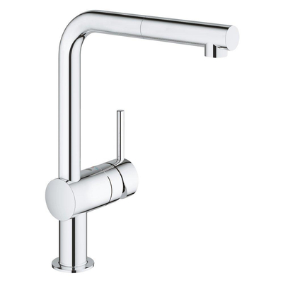 Grohe Minta Keukenkraan - hoog - draaibare L uitloop - chroom