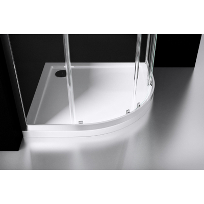 Best Design Project Cabine de douche quart de rond 80x80x190cm verre 5mm