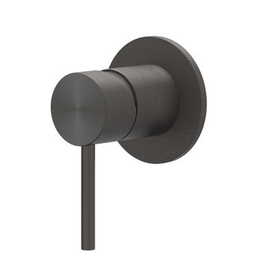 IVY Concord inbouw douchemengkraan - eenhendel - inclusief inbouwdeel - RVS316 - geborsteld carbon black PVD