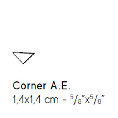 Atlas Concorde Boost Color Pièce d''aide pour plinthe - 1x1cm - 8.5mm - rectifié - Pâte blanche - Moon (Gris)