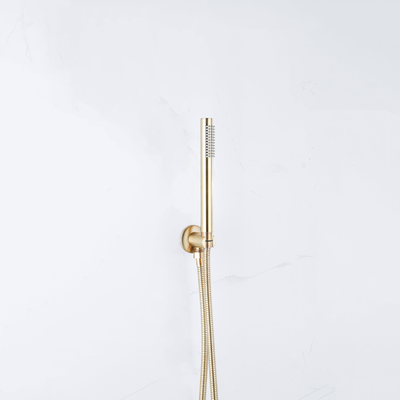 Fortifura Calvi Staafhanddouche - 21.2cm - Geborsteld Messing PVD (Goud) OUTLETSTORE