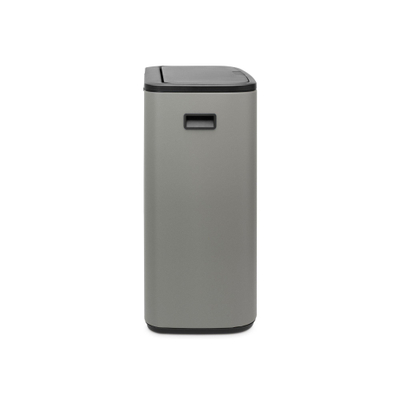 Brabantia Bo Touch Bin Poubelle - 60 litres - seau intérieur en plastique - mineral concrete grey