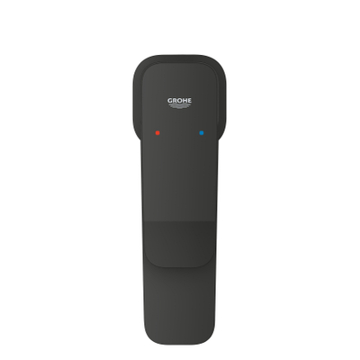 Grohe Dice Wastafelmengkraan - s-size - opbouw - klikwaste - matte black (mat zwart)