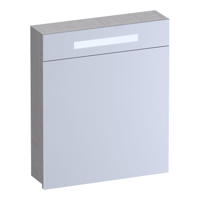 BRAUER Promise spiegelkast – 59x70x15 cm – directe LED boven – linksdraaiend – Forest Seashell