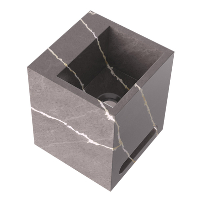 BRAUER Nova lave-mains suspendu 25 incl. fixation invisible avec 0 trous de robinet aspect marbre Copper Brown